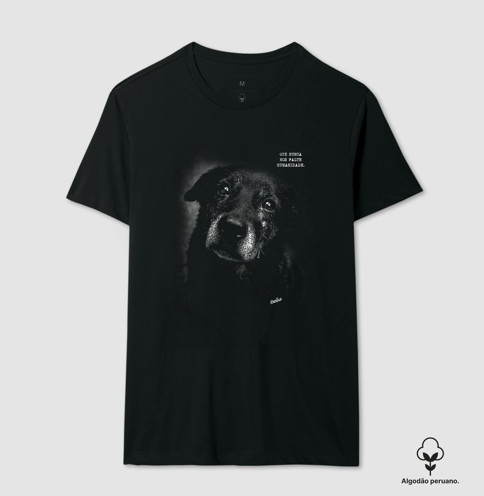 Que nunca nos falte Humanidade (Orelha) - Black