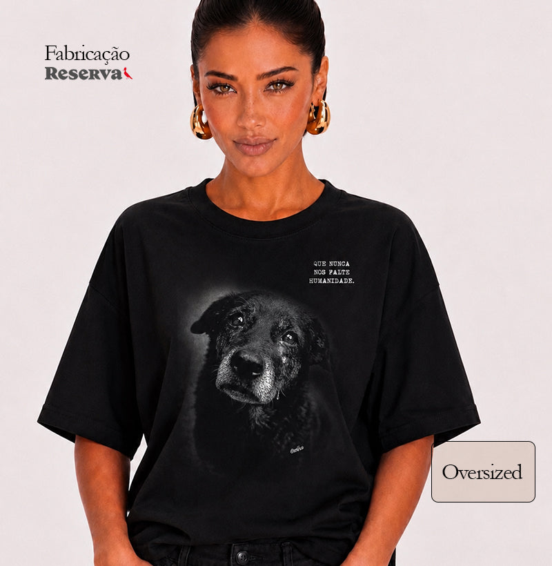 Que nunca nos falte Humanidade (Orelha) - Black